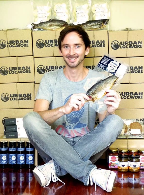 Paul at Urban Locavore, his Perth shop